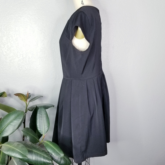 Rhythm and echo fit and flare little black dress size large - Picture 2 of 7